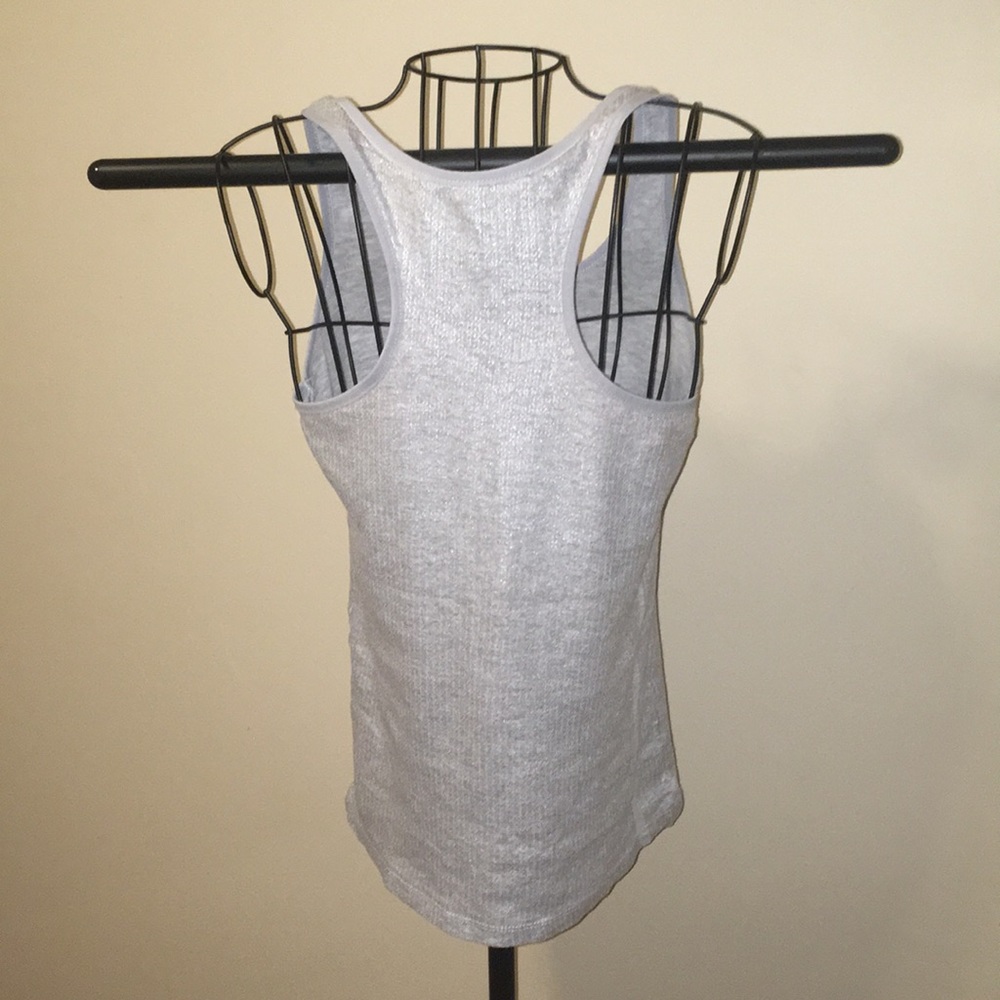 GRANE Silver tank top size M Junior / XS Woman - Picture 2 of 8